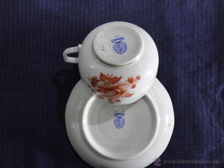 Antig&uuml;edades: TAZA Y PLATO DE CAFE - Foto 3