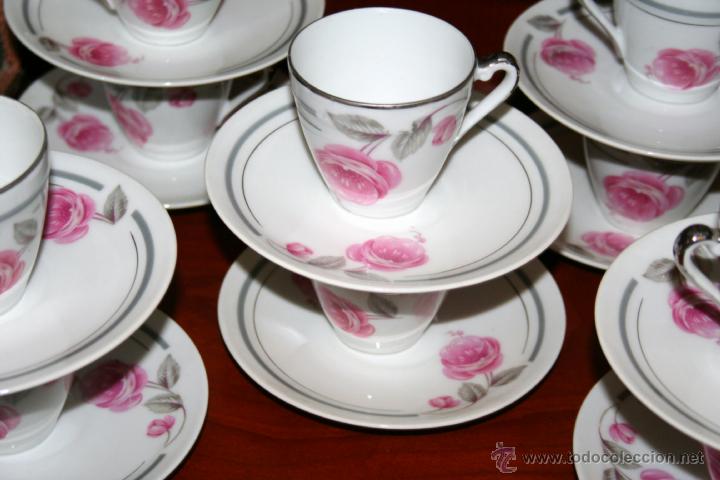 Antig&uuml;edades: CAF&Eacute; Y POSTRE,PORCELANA FRANCESA REF.5453 - Foto 12