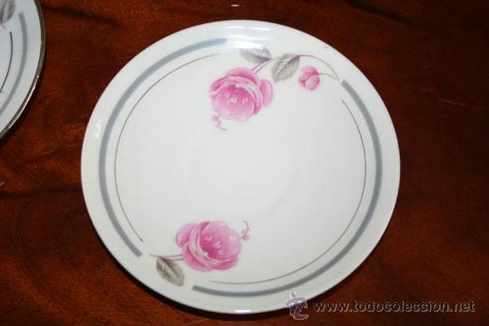 Antig&uuml;edades: CAF&Eacute; Y POSTRE,PORCELANA FRANCESA REF.5453 - Foto 13