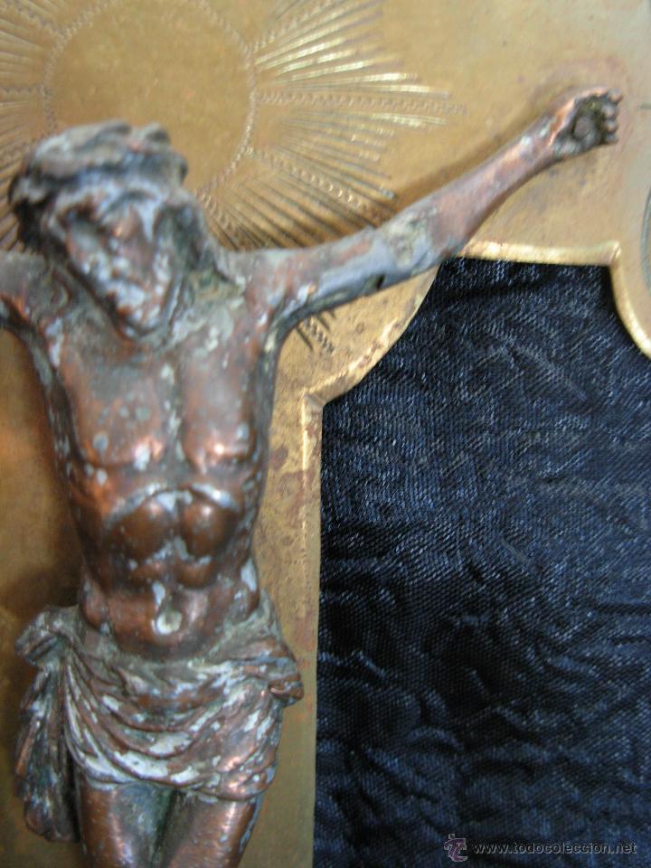 Antig&uuml;edades: Crucifijo Benditera de finales del siglo XIX - Foto 4