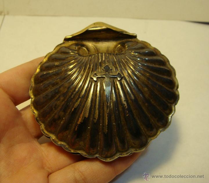 Antig&uuml;edades: Concha doble &middot; Plata maciza (.925) &middot; Santiago de Compostela &middot; Objeto devocional - Foto 2
