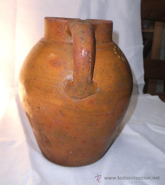 Antig&uuml;edades: ANTIGUO PUCHERO DE BARRO CON UN ASA - Foto 2