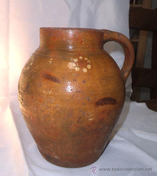 Antig&uuml;edades: ANTIGUO PUCHERO DE BARRO CON UN ASA - Foto 3