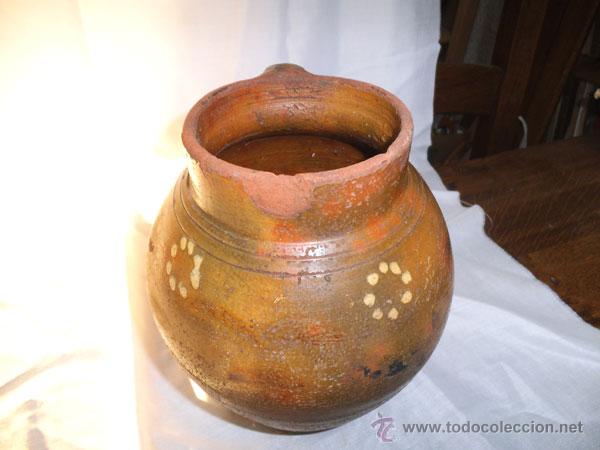 Antig&uuml;edades: ANTIGUO PUCHERO DE BARRO CON UN ASA - Foto 6
