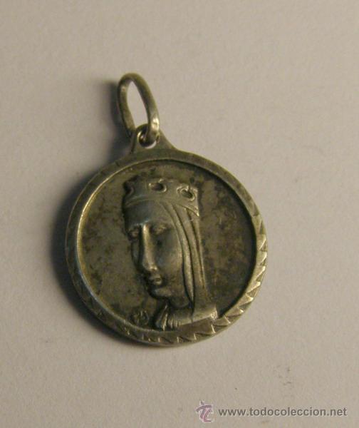 Antig&uuml;edades: Medalla religiosa Montserrat, Plata. - Foto 1