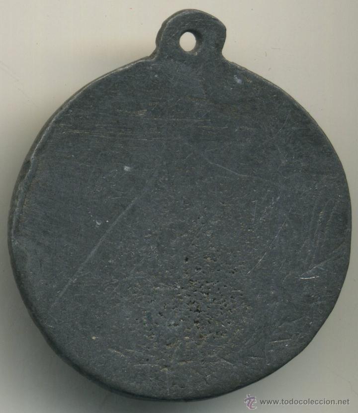 Antig&uuml;edades: Medalla de coraz&oacute;n de Jesus. 2,7 cm - Foto 2