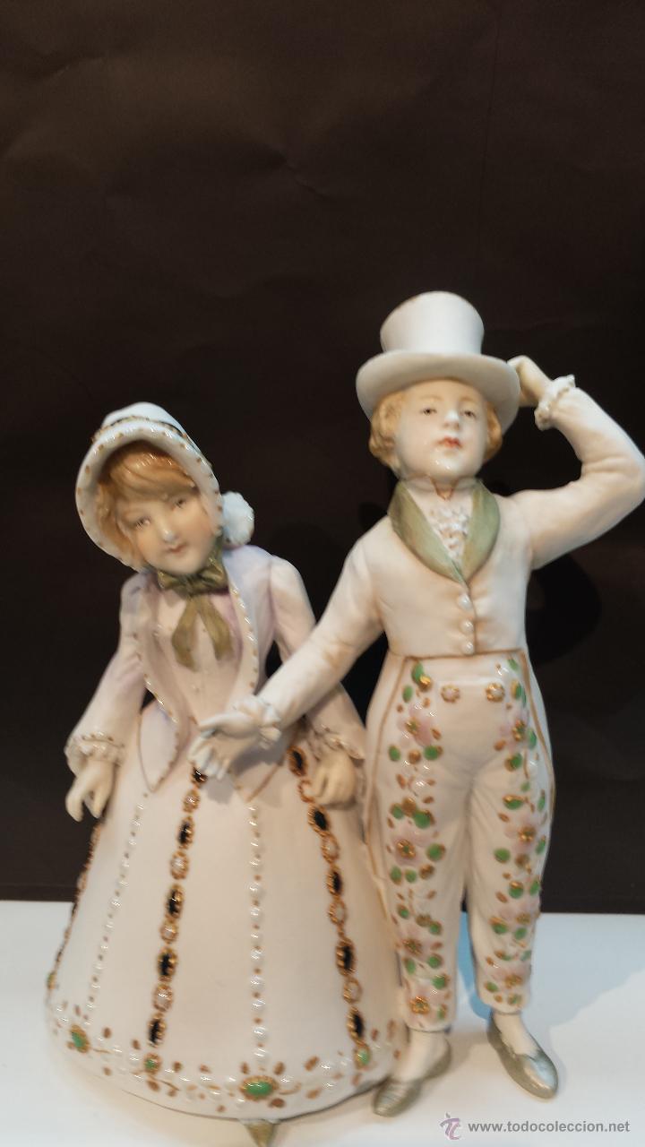 Antig&uuml;edades: PAREJA DIECIOCHESCA INFANTIL - Foto 1