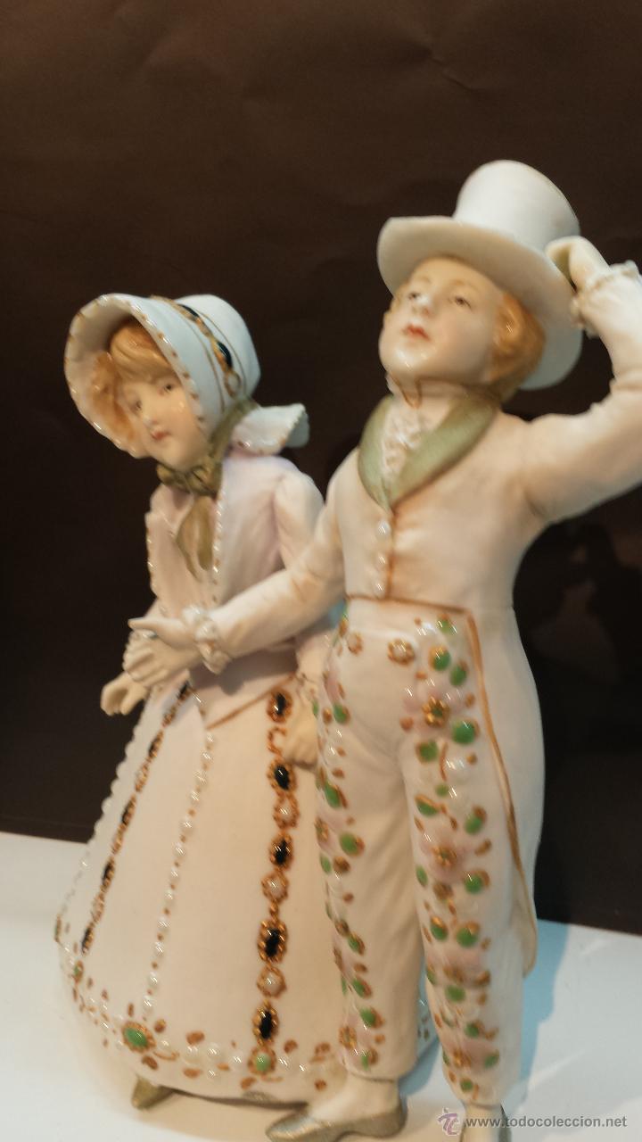 Antig&uuml;edades: PAREJA DIECIOCHESCA INFANTIL - Foto 2