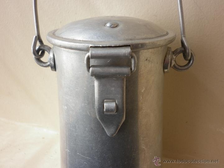 Antig&uuml;edades: ANTIGUA LECHERA DE ALUMINIO 3/4 DE LITRO - Foto 2