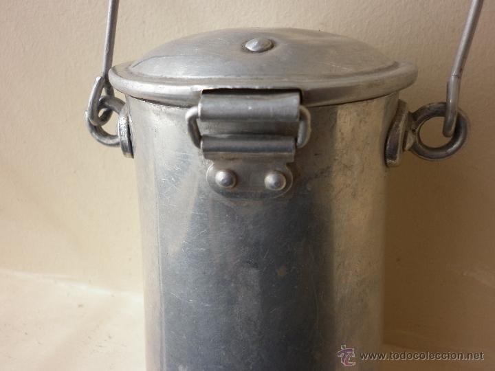 Antig&uuml;edades: ANTIGUA LECHERA DE ALUMINIO 3/4 DE LITRO - Foto 3