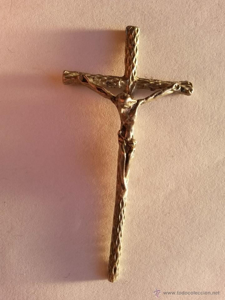 Antig&uuml;edades: Crucifijo ,cruz de 7 cms - Foto 2