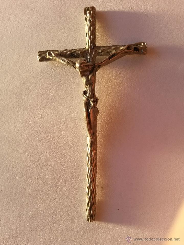 Antig&uuml;edades: Crucifijo ,cruz de 7 cms - Foto 3