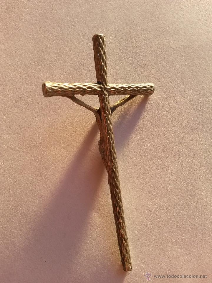 Antig&uuml;edades: Crucifijo ,cruz de 7 cms - Foto 4