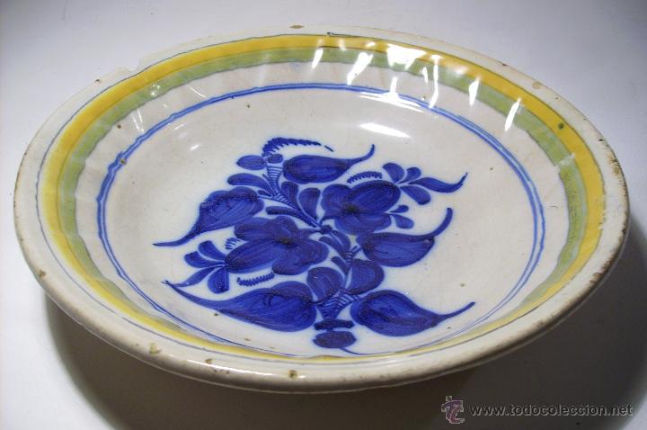 Antig&uuml;edades: PLATO  CERAMICA  MANISES  XIX - Foto 2