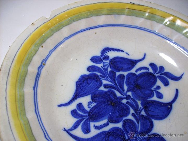 Antig&uuml;edades: PLATO  CERAMICA  MANISES  XIX - Foto 4