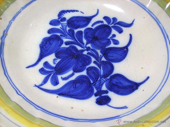 Antig&uuml;edades: PLATO  CERAMICA  MANISES  XIX - Foto 5