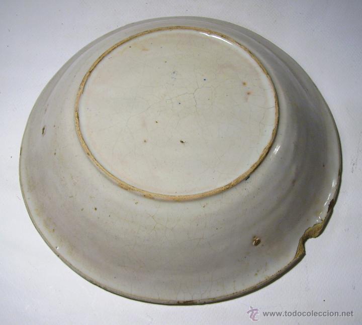Antig&uuml;edades: PLATO  CERAMICA  MANISES  XIX - Foto 6
