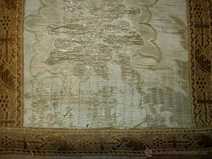 Antig&uuml;edades: CASULLA ESPOLIN  MORADA Y BLANCA - Foto 6