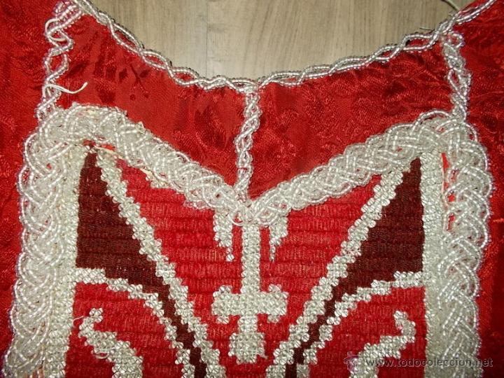 Antig&uuml;edades: CASULLA ROJA BORDADO CRISTAL - Foto 6