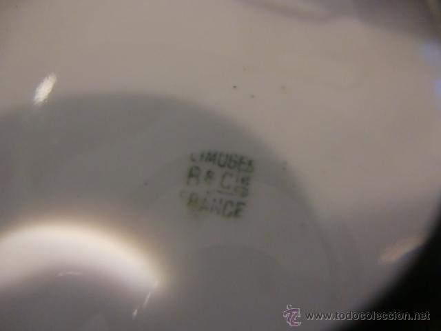 Antig&uuml;edades: Plato de cer&aacute;mica, Limoges - Foto 3