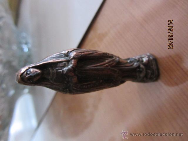 Antig&uuml;edades: Peque&ntilde;a figura en cobre rojo, 8 cms - Foto 1