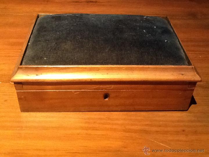 Antig&uuml;edades: CAJA DE CAOBA ANTIGUA - Foto 1