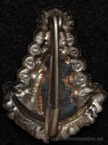 Antig&uuml;edades: BROCHE RELIGIOSO VIRGEN DEL ROCIO - Foto 2