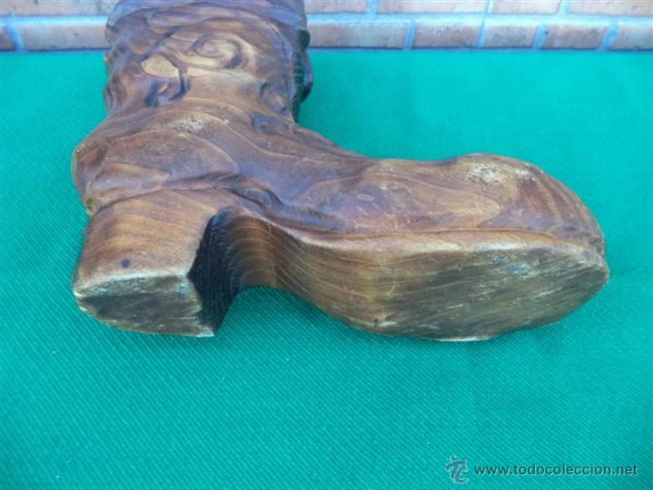 Antig&uuml;edades: lapicero de madera forma de bota - Foto 4