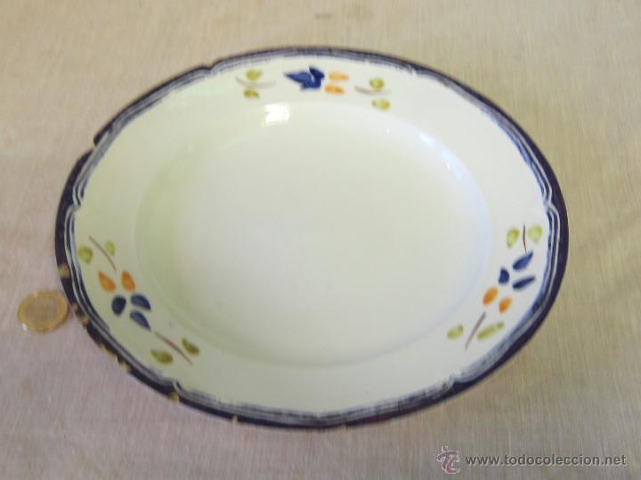 Antig&uuml;edades: PLATO ANTIGUO CON SELLO DE VARGAS - Foto 1