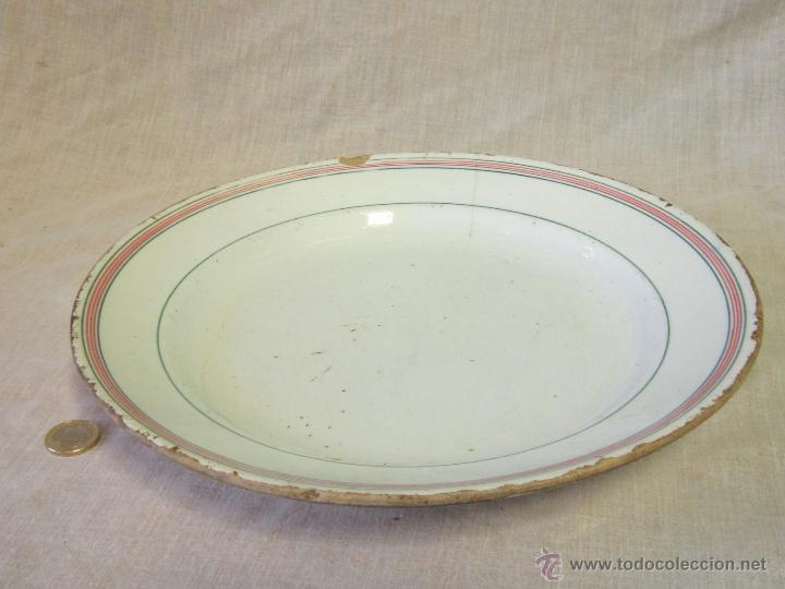 Antig&uuml;edades: PLATO ANTIGUO CON SELLO EN BASE - Foto 2