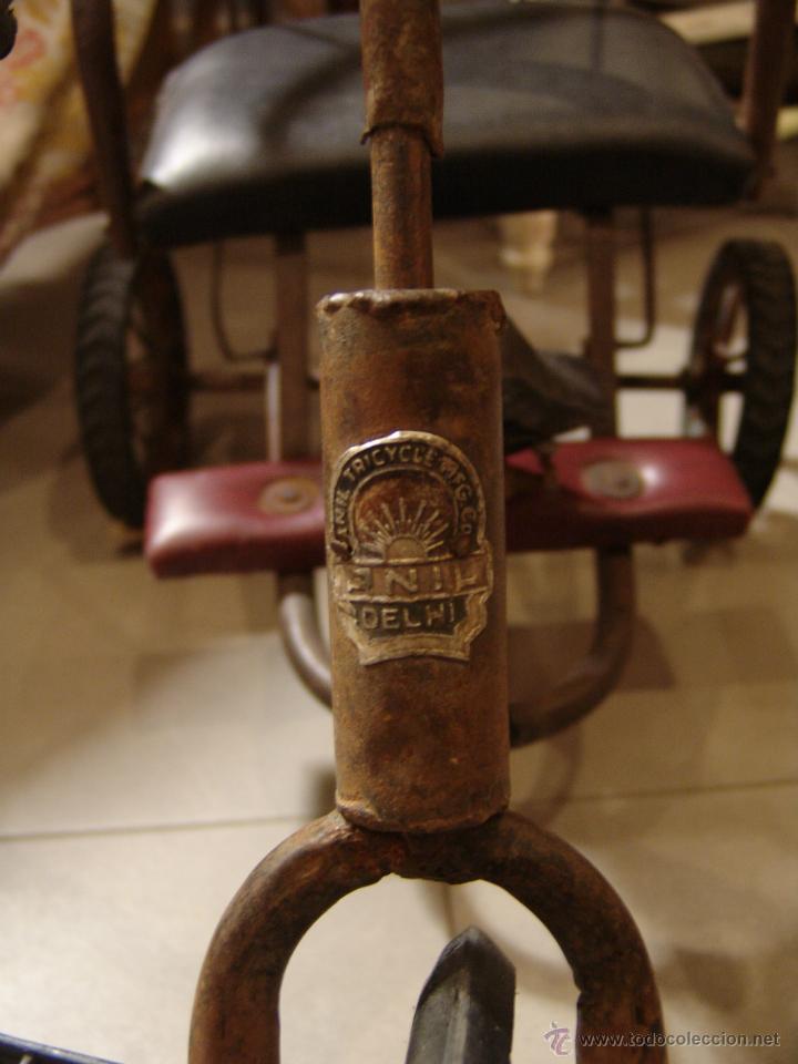 Antig&uuml;edades: ANTIGUO TRICICLO DE 2 PLAZAS - Foto 4