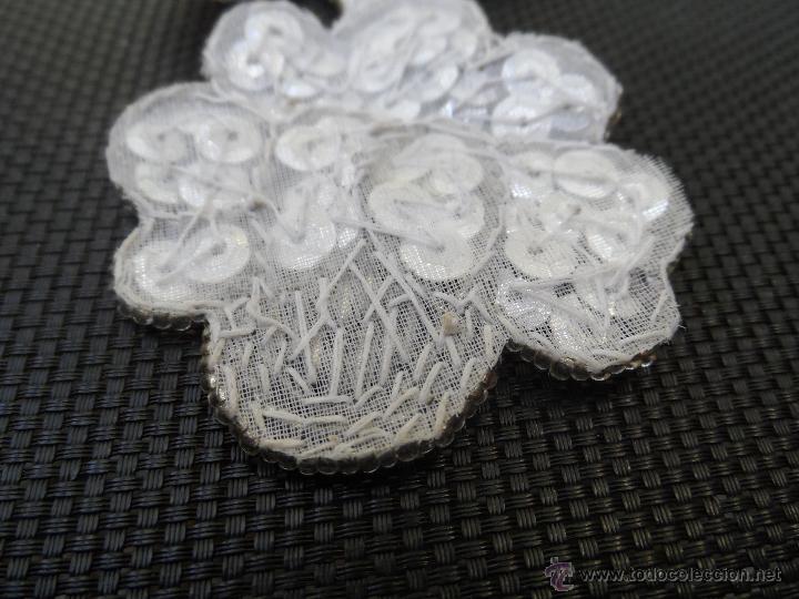 Antig&uuml;edades: aplique bordado flor - Foto 3