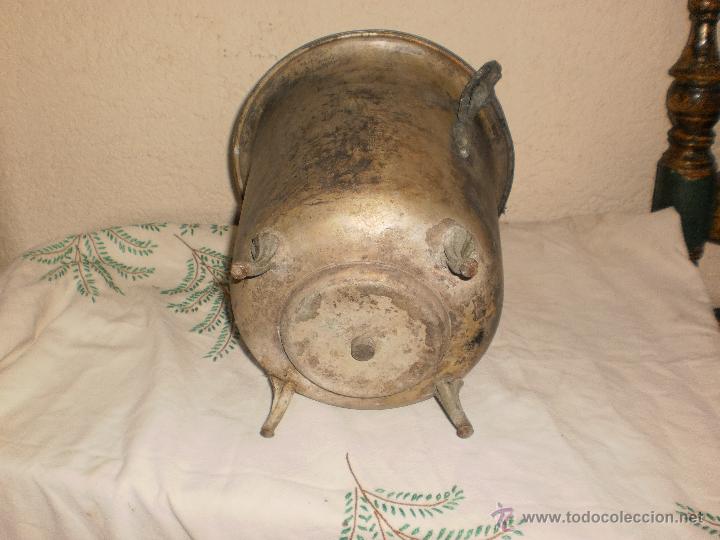 Antig&uuml;edades: MACETERO DE METAL ANTIGUO - Foto 2