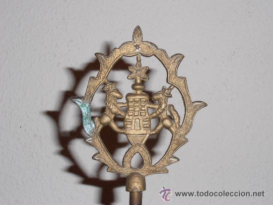 Antig&uuml;edades: CANDIL DE BRONCE DE CUATRO LUCES, 55 CM DE ALTO - Foto 6