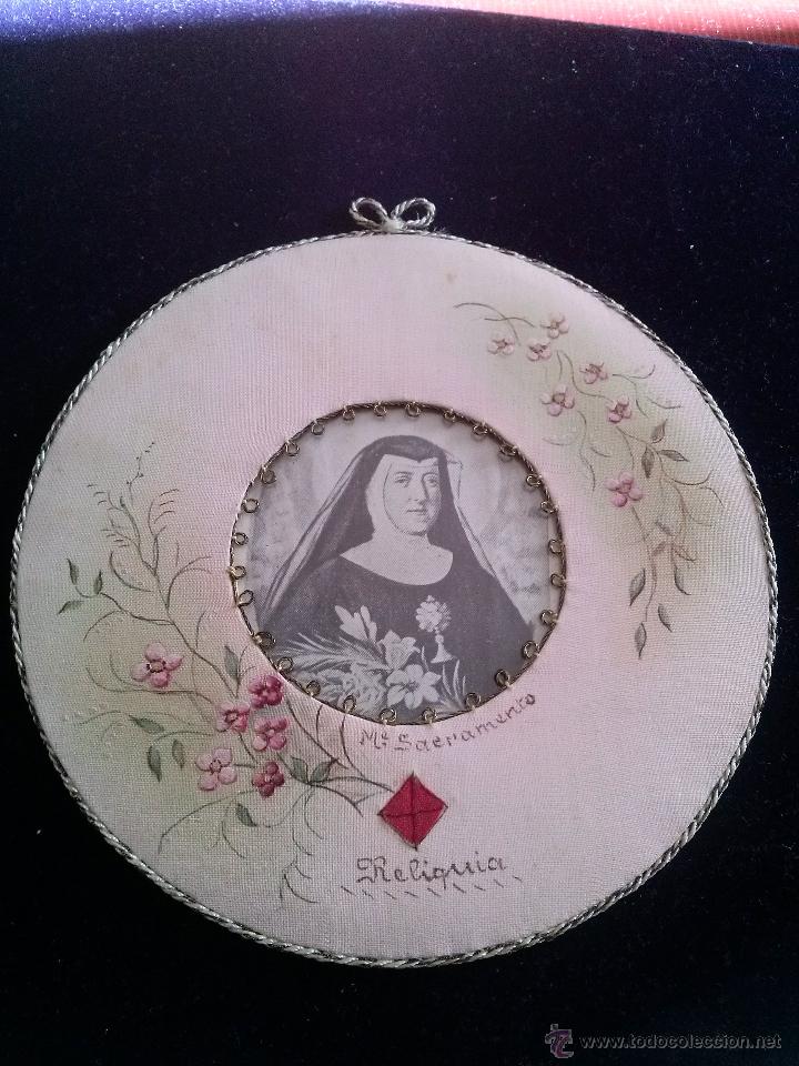 Antig&uuml;edades: RARO ESCAPULARIO MARIA SACRAMENTO - Foto 2