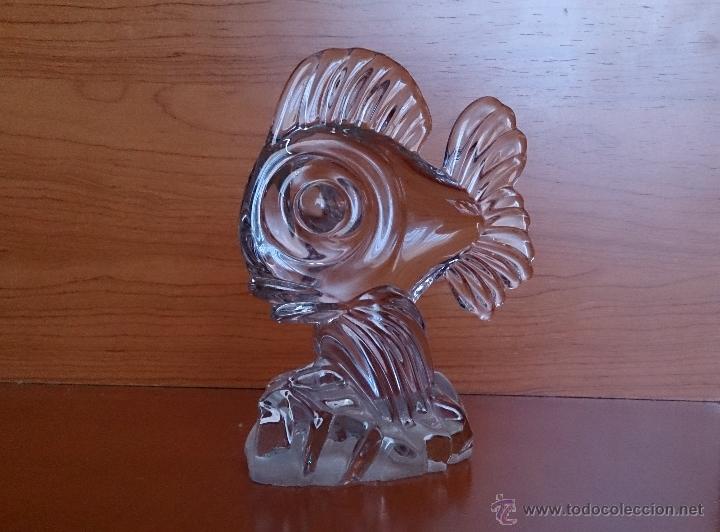 Antig&uuml;edades: Gracioso pez en cristal . - Foto 3