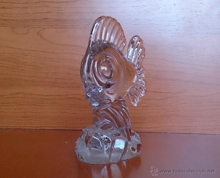 Antig&uuml;edades: Gracioso pez en cristal . - Foto 4
