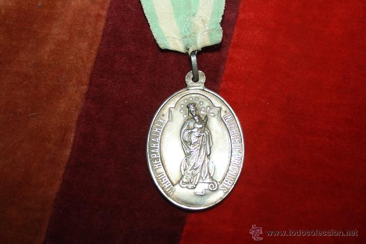 Antig&uuml;edades: MEDALLA RELIGIOSA PARECE PLATA - Foto 1