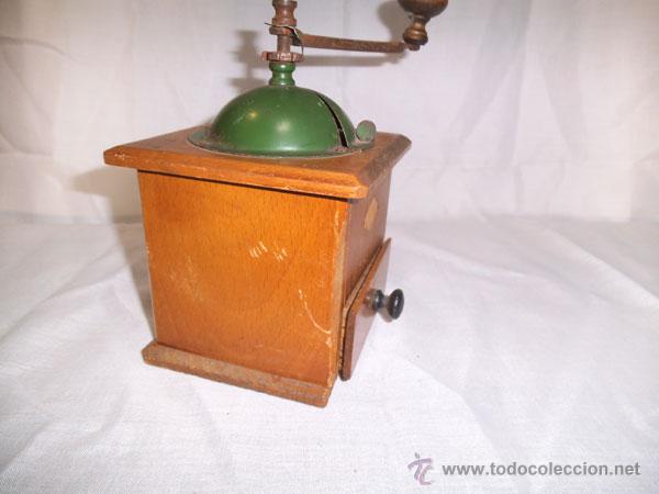 Antig&uuml;edades: ANTIGUO MOLINILLO DE CAF&Eacute; DE MADERA - Foto 3