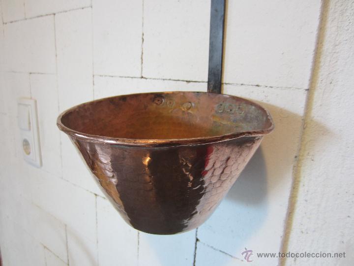 Antig&uuml;edades: cucharon de cobre - Foto 1