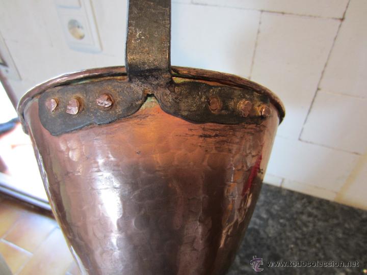 Antig&uuml;edades: cucharon de cobre - Foto 4