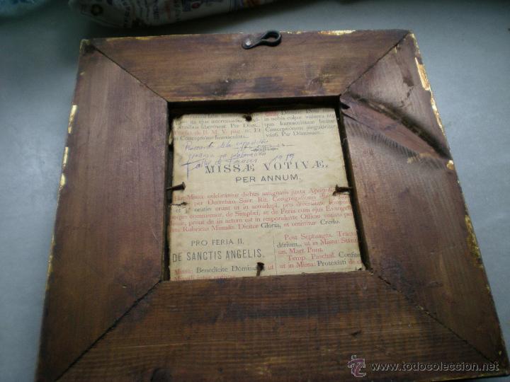 Antig&uuml;edades: Espejo marco dorado y policromado - Foto 2