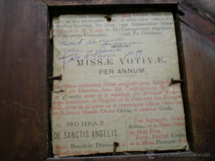 Antig&uuml;edades: Espejo marco dorado y policromado - Foto 3