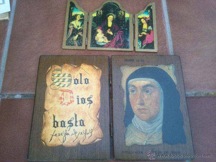 Antig&uuml;edades: MOTIVOS RELIGIOSOS EN MADERA - Foto 1