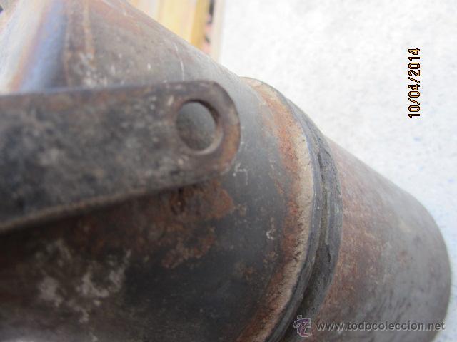 Antig&uuml;edades: antiguo candil de carburo, 20 cms - Foto 4