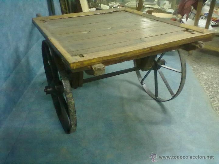 Antig&uuml;edades: CARRO DE MANO PINO E HIERRO - Foto 2
