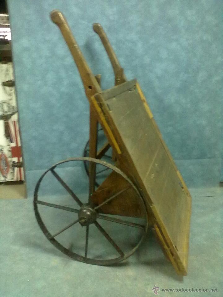 Antig&uuml;edades: CARRO DE MANO PINO E HIERRO - Foto 5