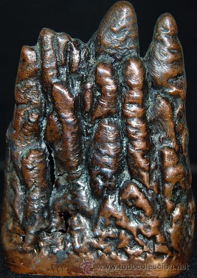 Antig&uuml;edades: FIGURA DE COBRE NUESTRA SE&Ntilde;ORA DE MONTSERRT - Foto 2