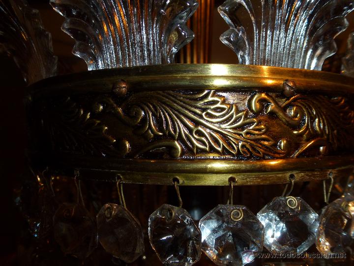 Antig&uuml;edades: L&aacute;mpara cristal de roca - Foto 2