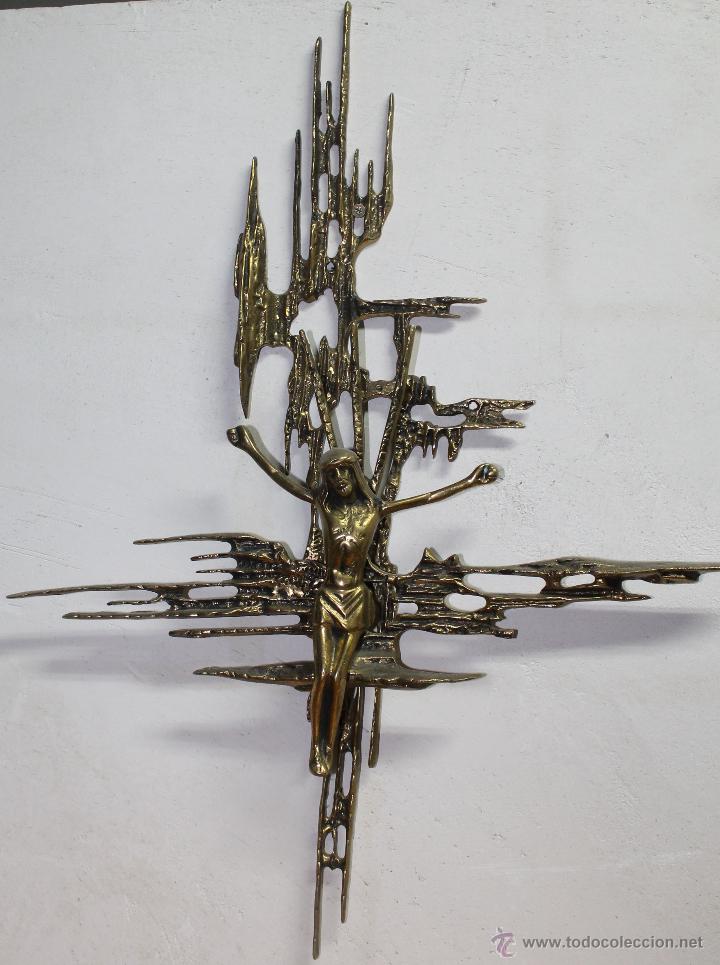 Antig&uuml;edades: CRISTO - METAL DORADO - Foto 4
